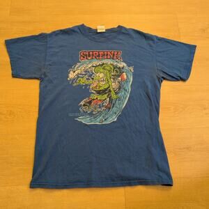 VTG Rat Fink SurfInk Adult Medium Shirt Big Daddy Thrashed Surfer‎ 2007